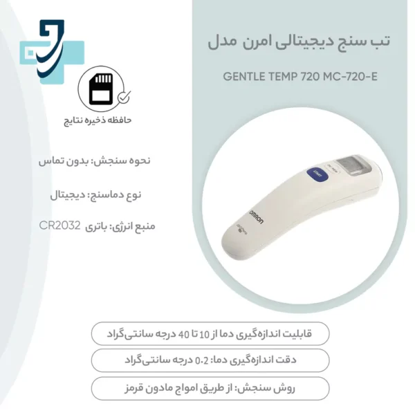 تب سنج دیجیتال امرون مدل Gentle Temp 720